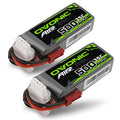 3S 11.1V 500mAh 35C Lipo Battery with JST Connector (2 Packs) W3590