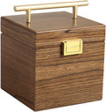 Wooden Square Jewelry Storage Case D836