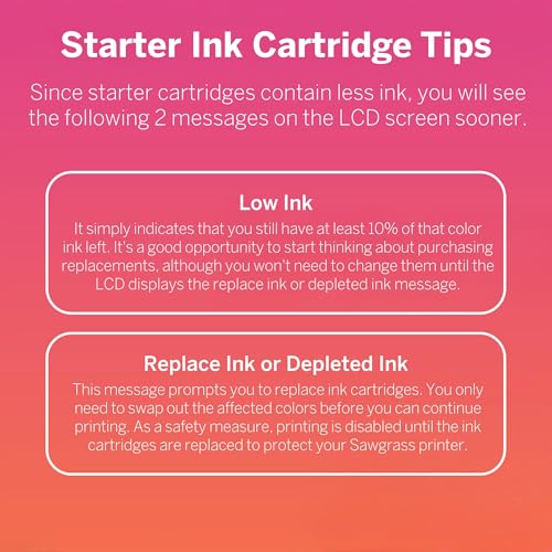 Sublimation Printer Starter Bundle with SubliJet UHD Inks and TruePix Sublimation Paper L5429