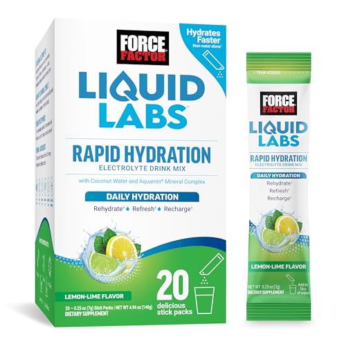 Lemon-Lime Electrolyte Powder, 20 Stick Packs Q148412