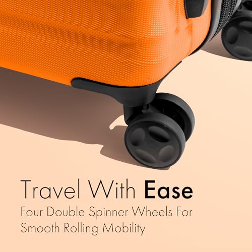 21 Inch Hardside Carry On Luggage with 4 Spinner Wheels V859342