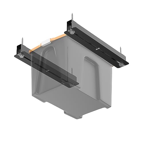 Overhead Garage Storage Rack (4 Pack, 3 Bins) H1819
