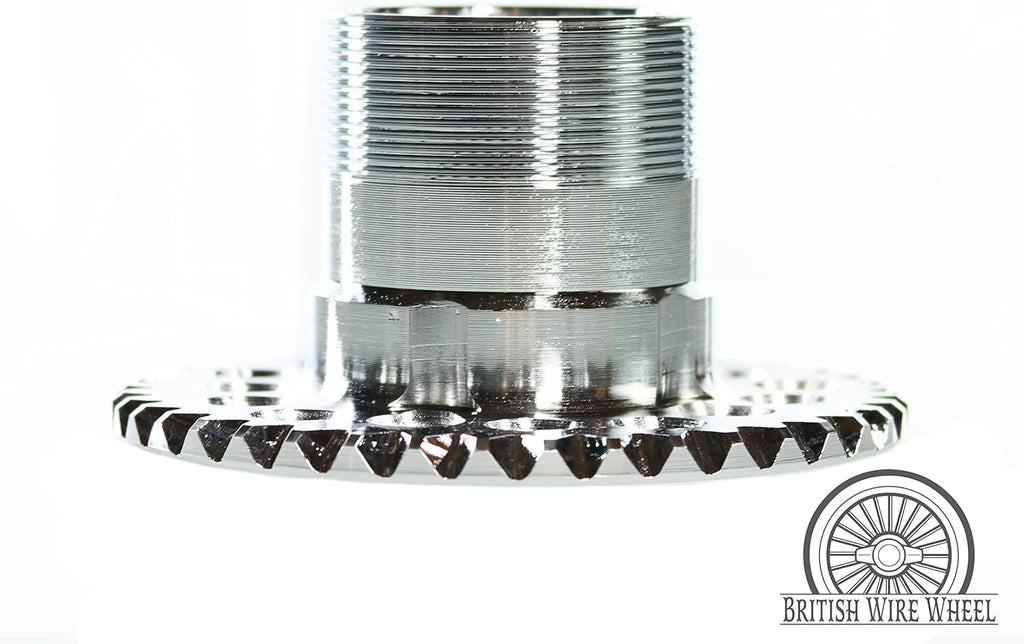 Chrome-Plated 5 Lug Wire Wheel Adapters, Set of 4 W451741