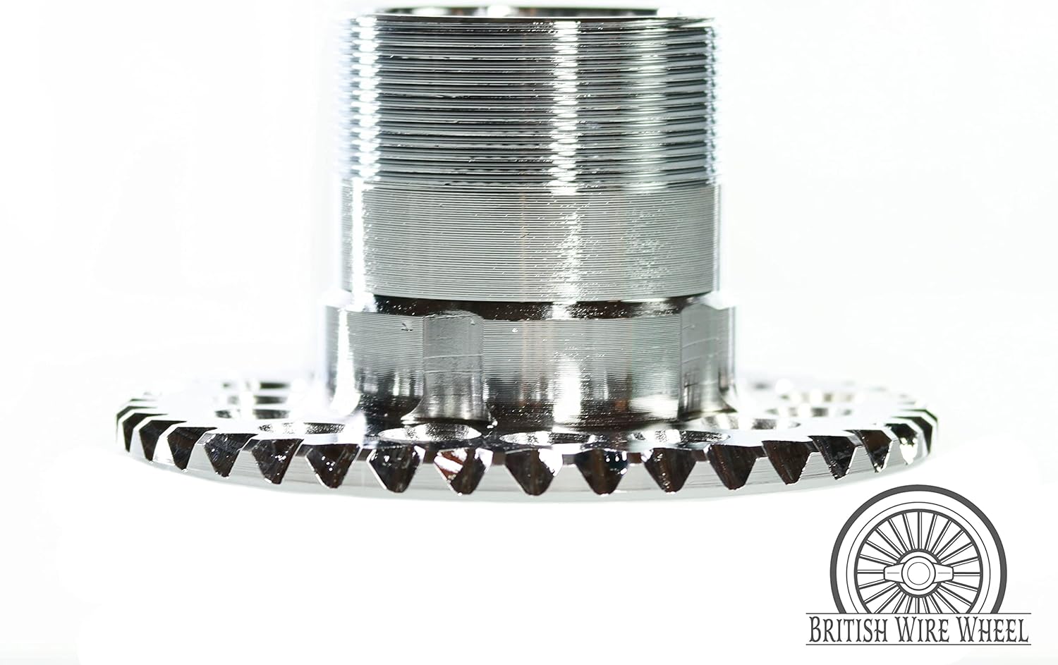 Chrome-Plated 5 Lug Wire Wheel Adapters, Set of 4 W451741