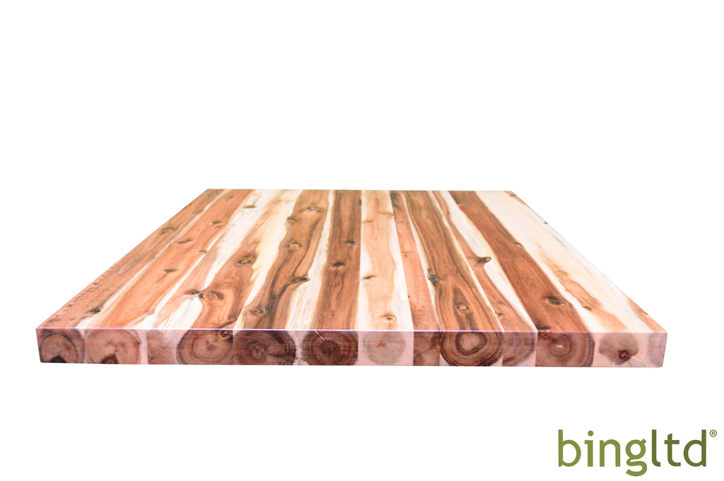 30" L x 24" Rectangular Acacia Butcher Block Countertop E848