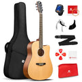 Natural 41 Inch Full Size Acoustic Guitar Bundle Set with Bag C82270
