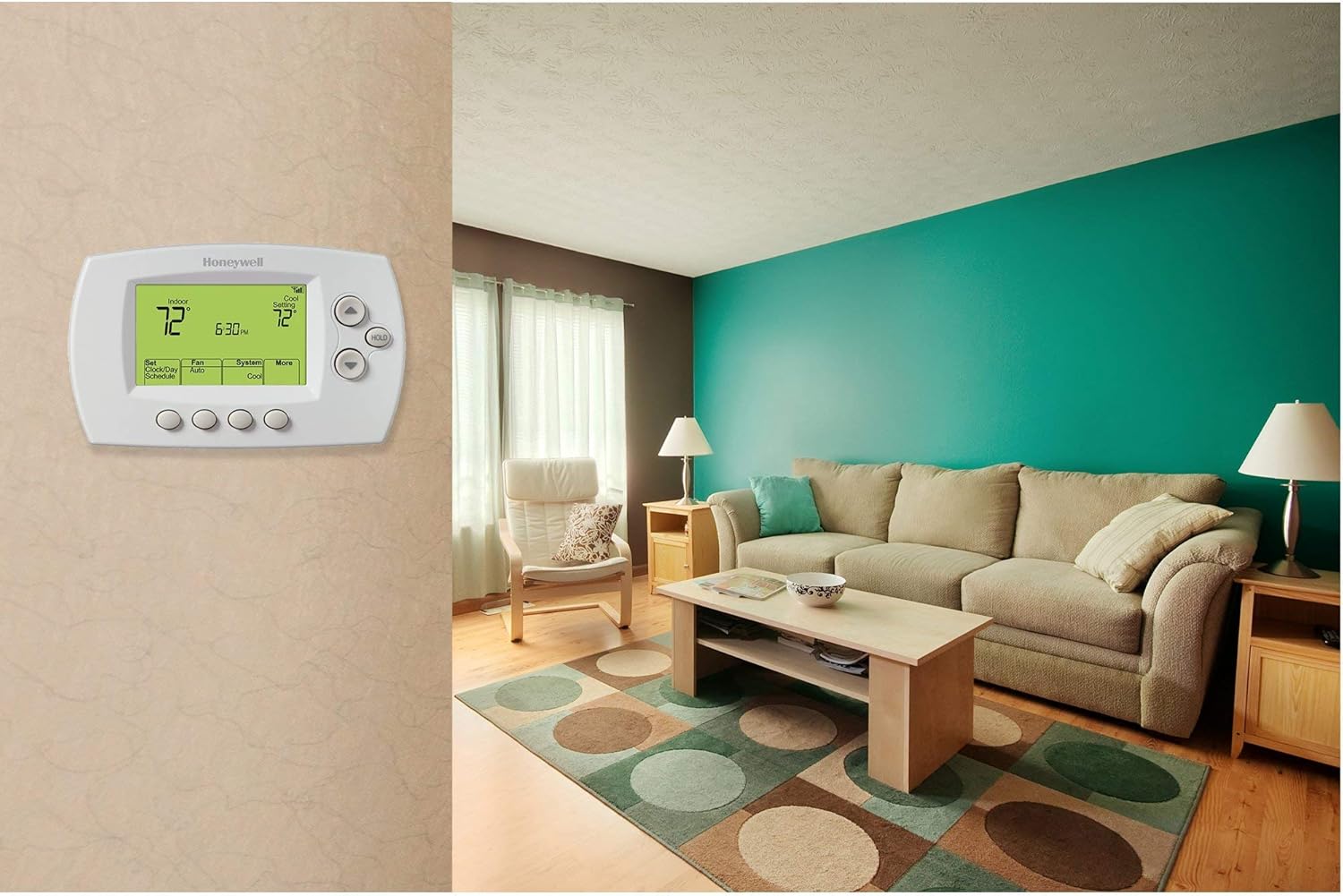Wi-Fi 7-Day Programmable Thermostat Z7325