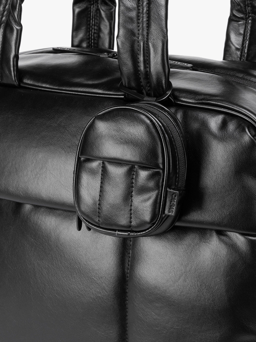 Luka Backpack Zip Bag Charm in Vegan Leather