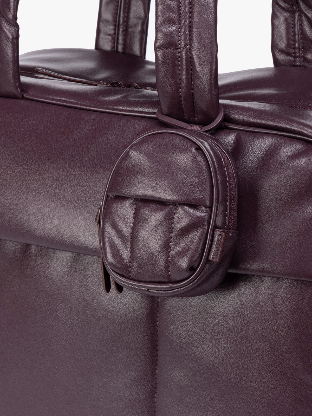 Luka Backpack Zip Bag Charm in Vegan Leather