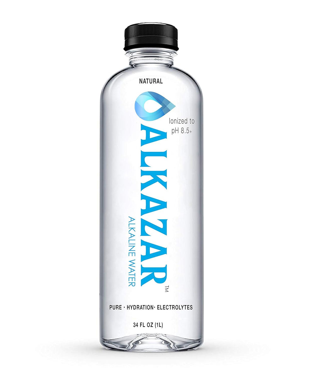 Alkaline Water pH 8.5+ with minerals and electrolytes 34 FL OZ Bottle 12 Pack P5920