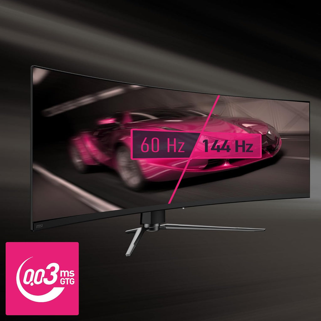 49 Curved OLED Gaming Monitor, 5120 x 1440, 144Hz, True Black HDR 400 S57435