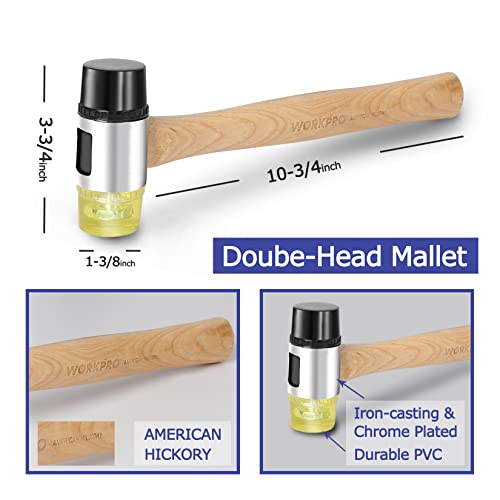 Laminate Wood Flooring Installation Kit with Mallet, Pull Bar, Tapping Block and 30-Piece Spacers O2588