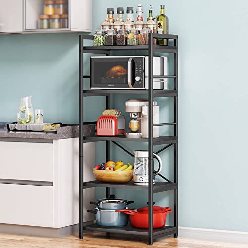 5-Tier Grey Kitchen Storage Shelf I665