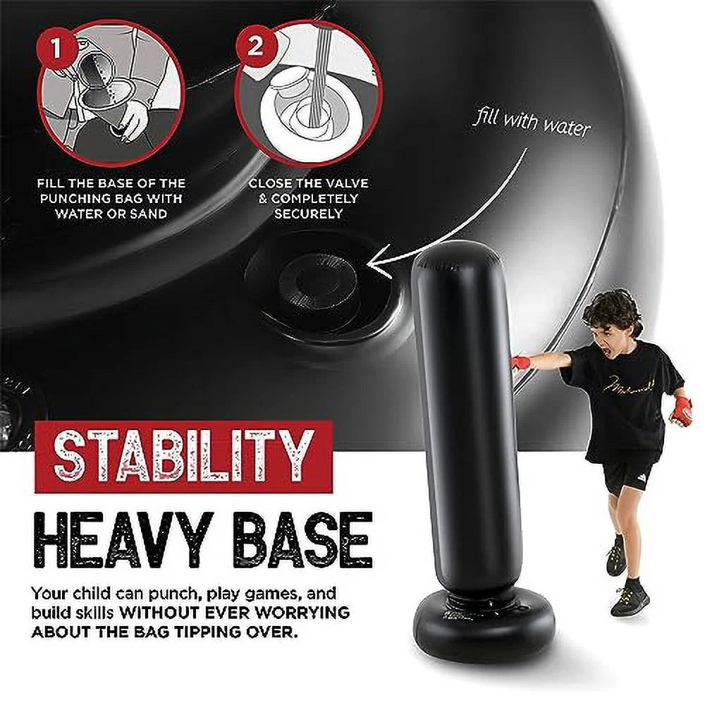 Punching Bag with Electronic Memory Game & Music Mat with Lights & Sounds O864974