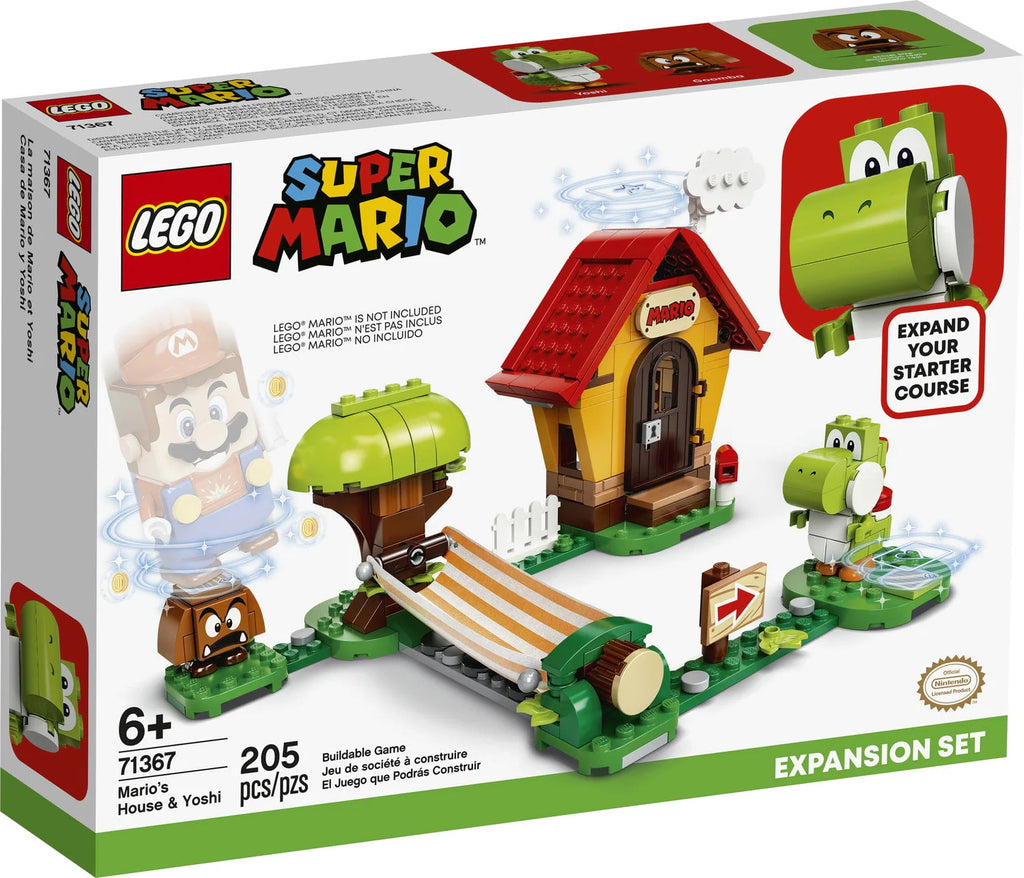 Mario's House & Yoshi Expansion Set Building Toy (205 Pieces) E869