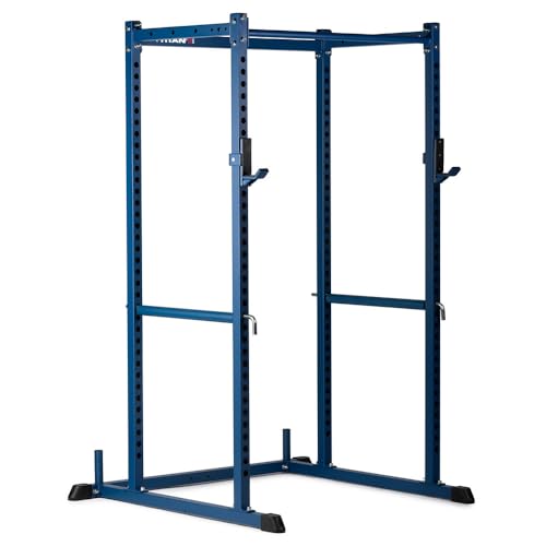 Short Power Rack with Pull Up Bar, Pin and Pipe Safeties, J-Hooks H11317