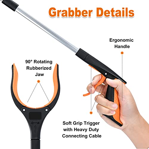 32 Inch Foldable Reacher Tool with Magnetic Grip G29531