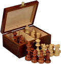 No.4 Chess Pieces with Wood Storage Case A87922