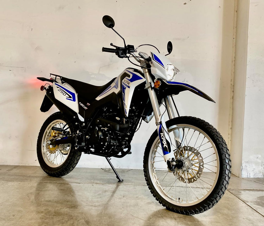 Blue 250CC Dual Sport Motorcycle I75128