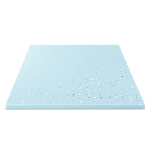 3 Inch Ventilated Memory Foam Mattress Topper, Cooling Gel Infusion, Queen J121213
