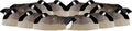 Pack of 12 Flocked Sleeper Shell Decoy R68907