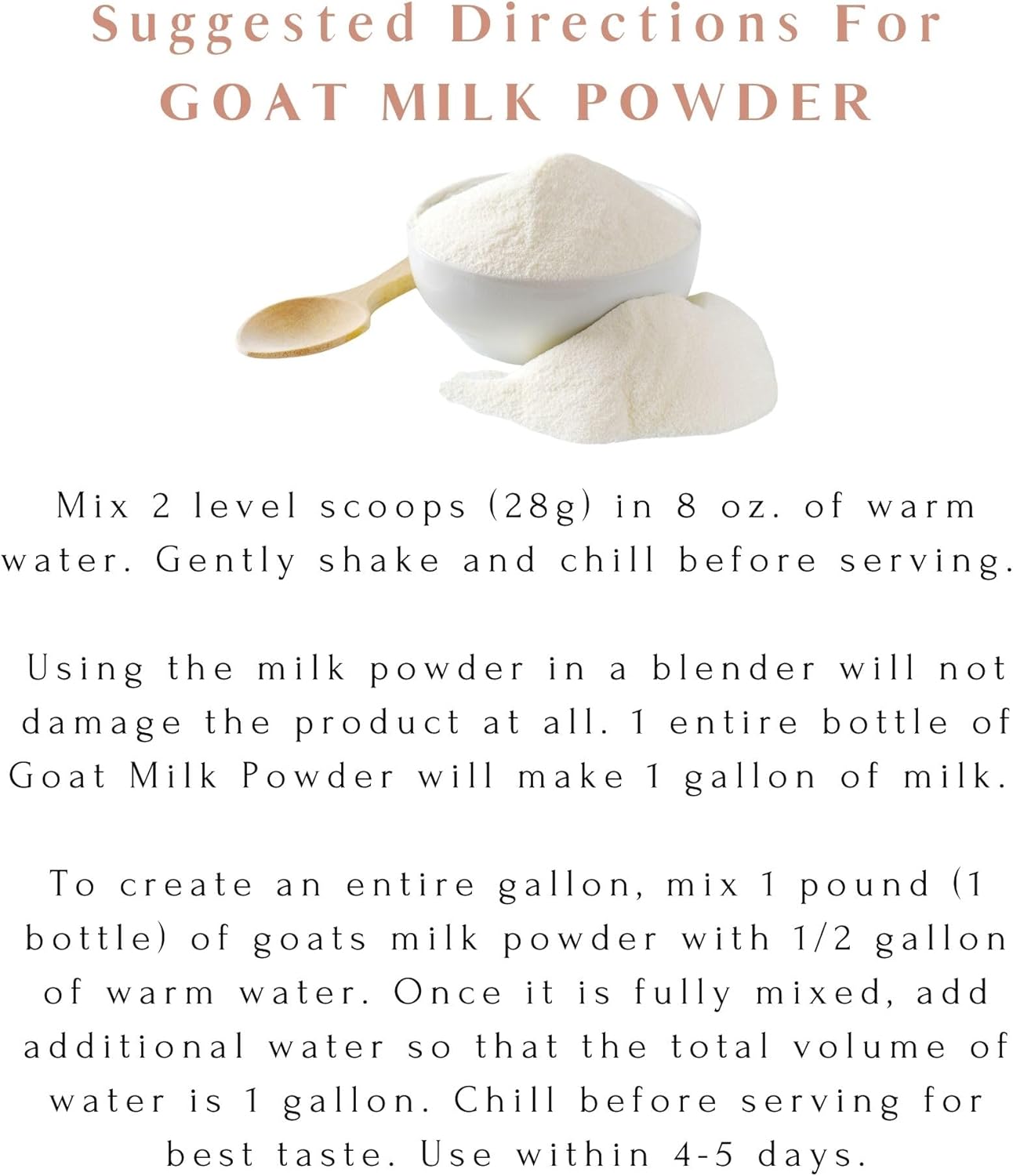 Whole Goat Milk Powder - 1 pound P352792