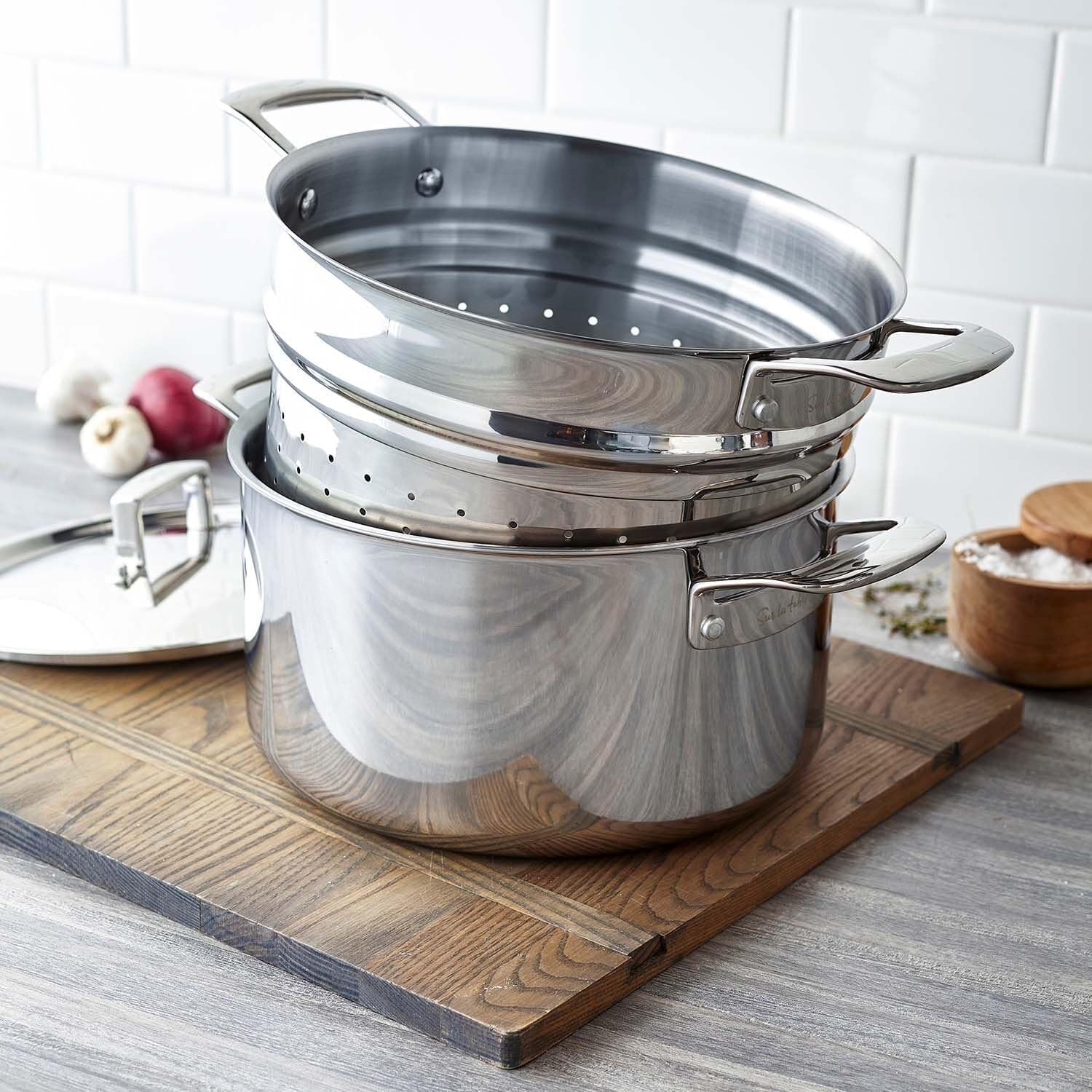 5-Ply Stainless Steel Stockpot, 8 Qt L650