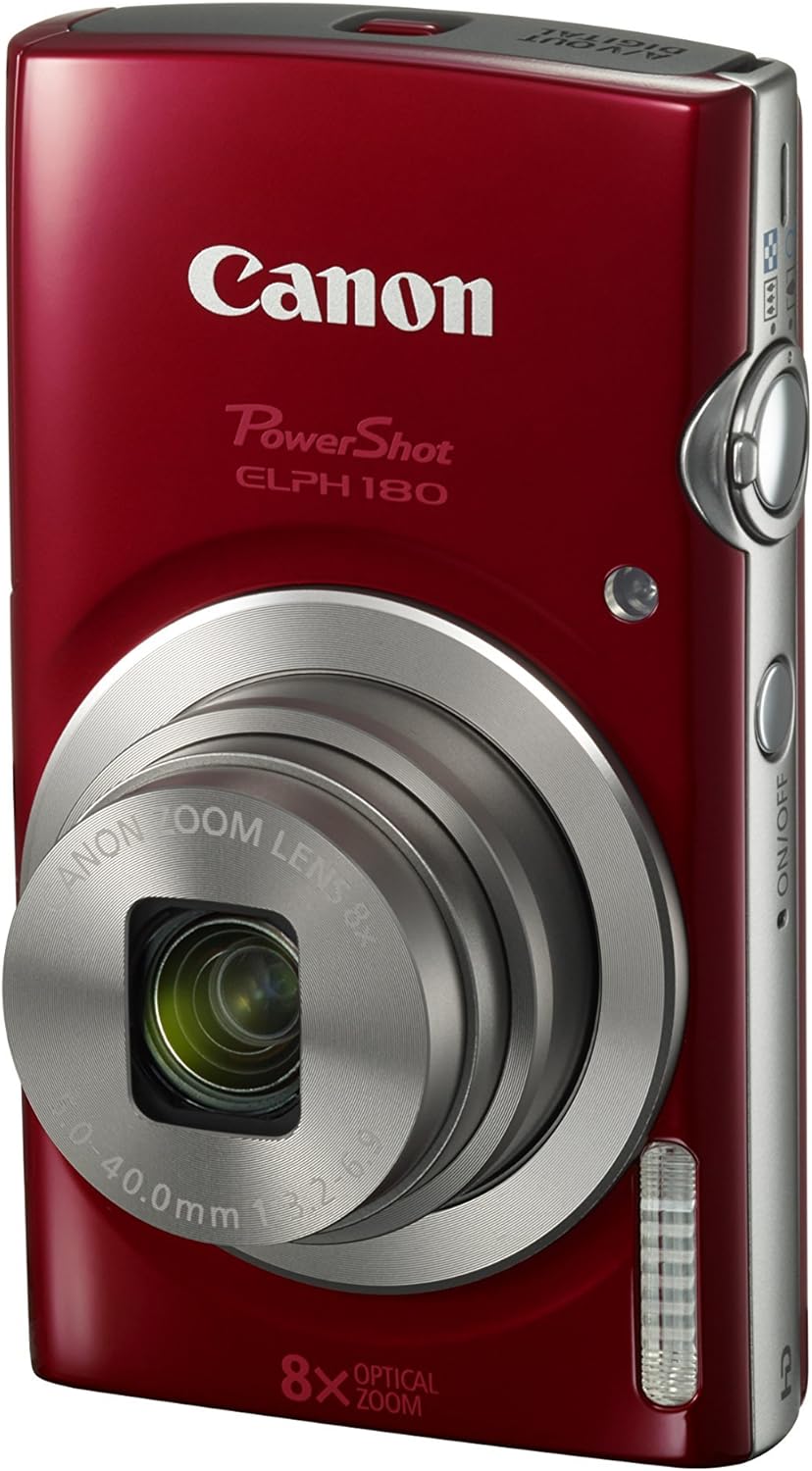Red Digital Camera with Image Stabilization Q361