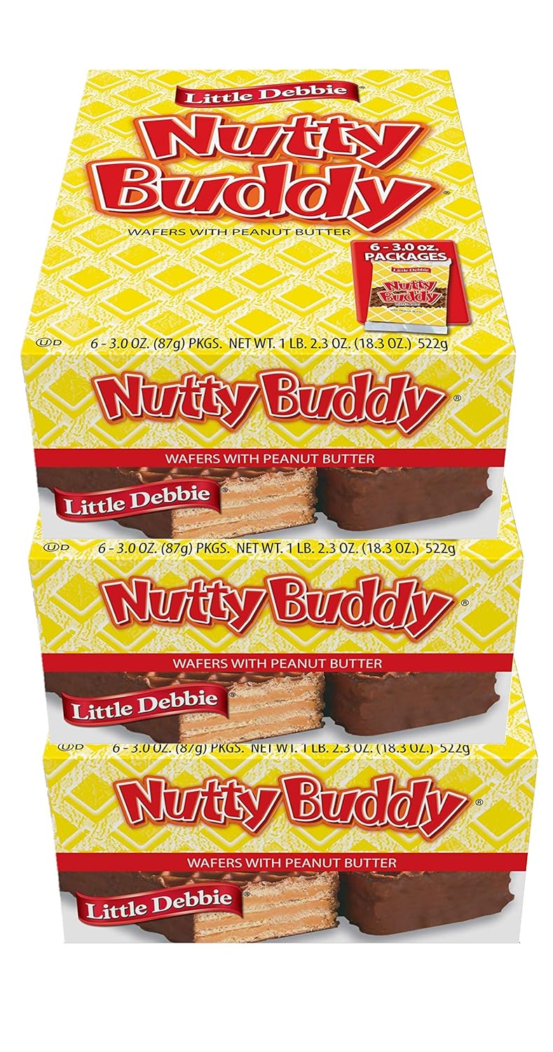 Large 3 oz. Individually Wrapped 2-Packs Nutty Bars C5642
