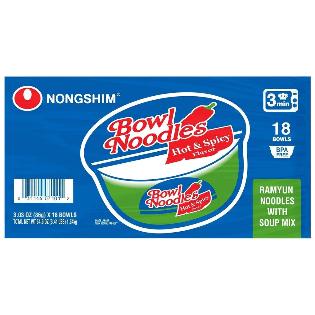 Hot and Spicy Beef Ramen 3.03 Ounce (Pack of 18) T781