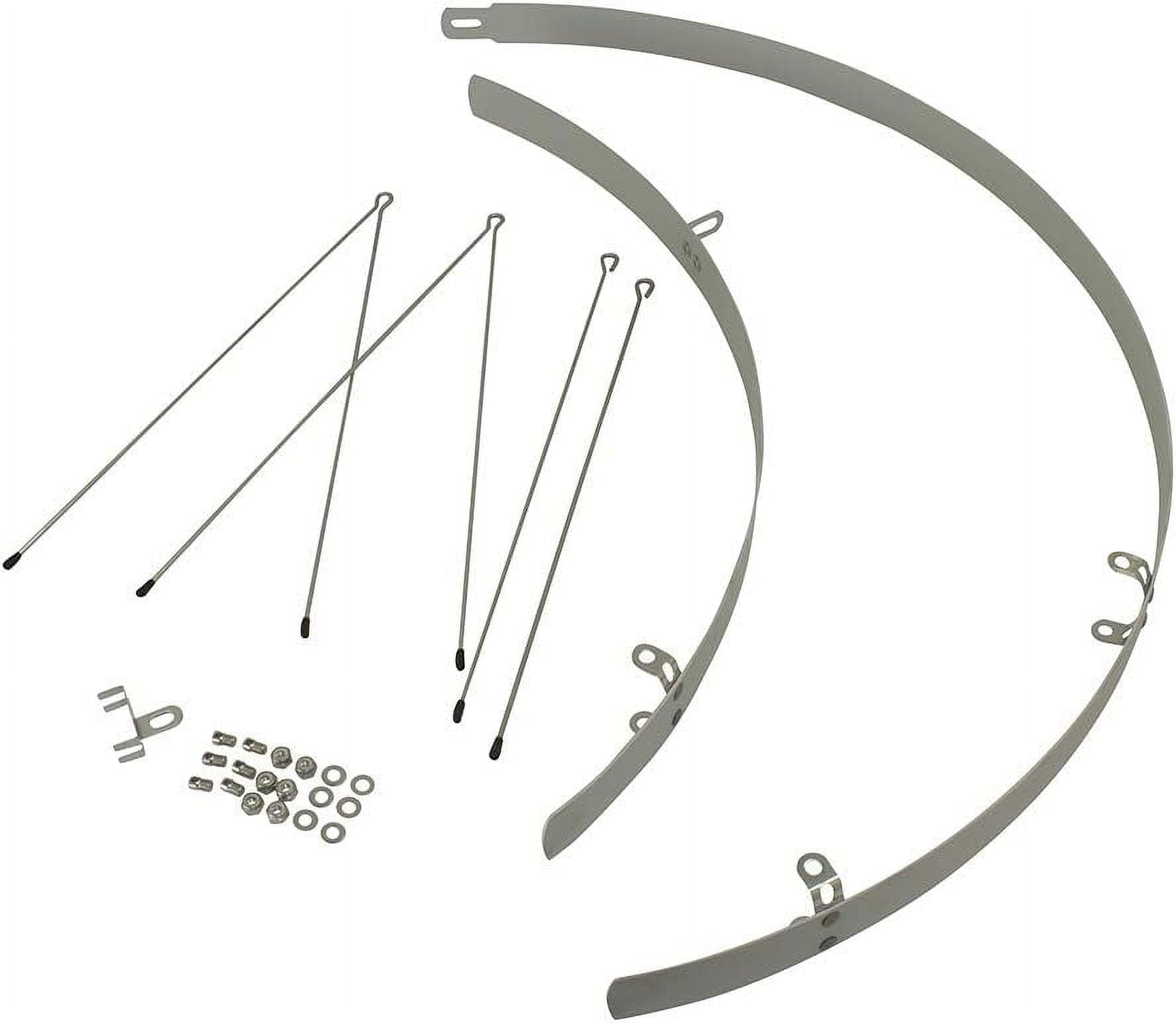 700C Silver Alloy Fender Set D111039