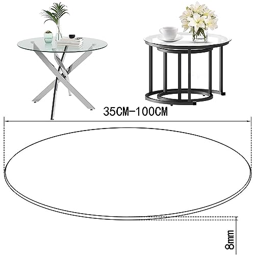 Round Tempered Glass Table Top Y102