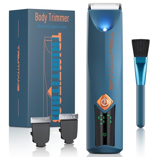 2-in-1 Electric Body Hair Trimmer with 2 Replaceable Ceramic Blades I4723