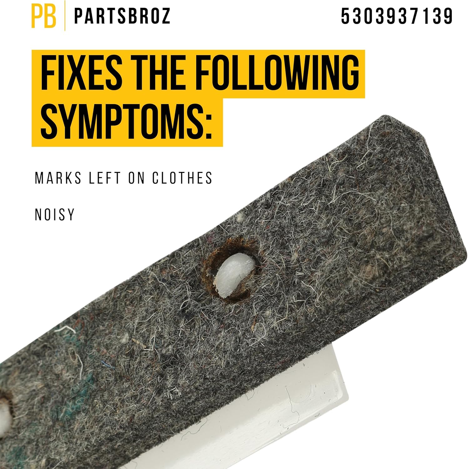 Dryer Front Felt Glide Assembly S203