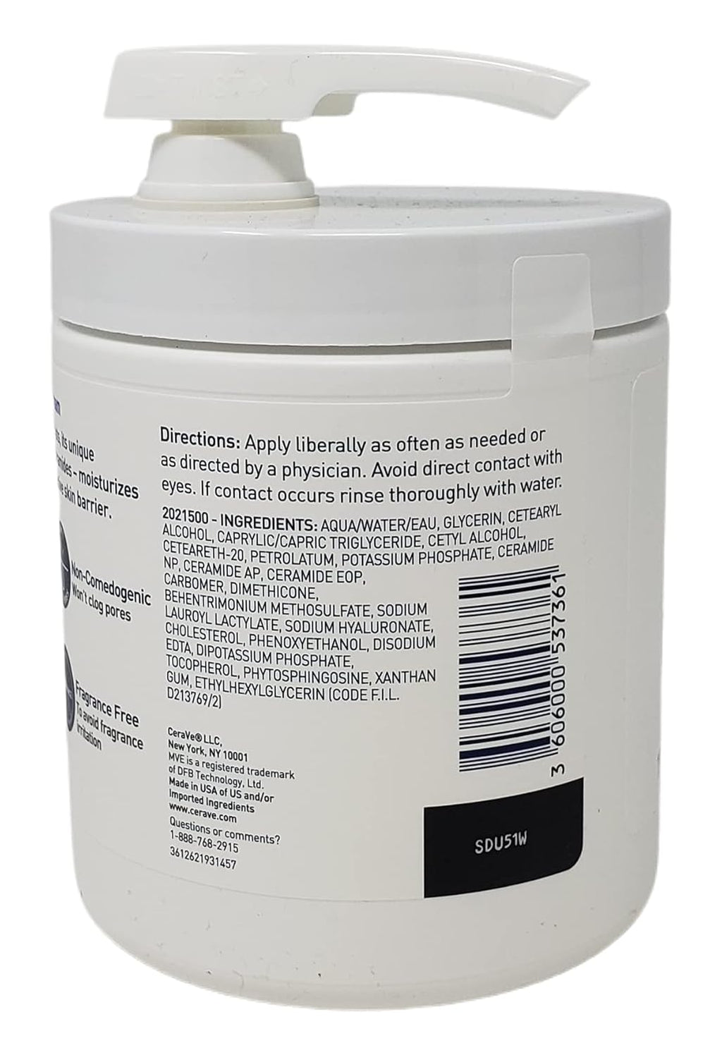 19 oz Moisturizing Cream with Pump and 1.89 oz Travel Size W746444