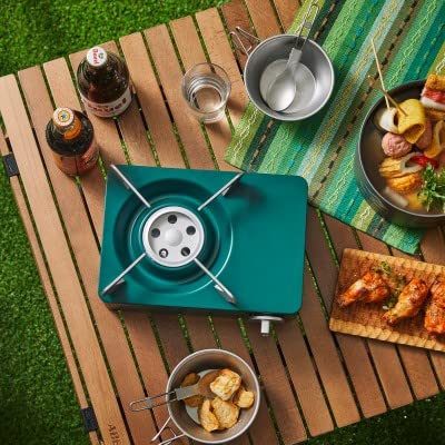 Mini Camping Stove Burner Portable Butane Stove Single Burner Camp Stove with Carrying Case O672