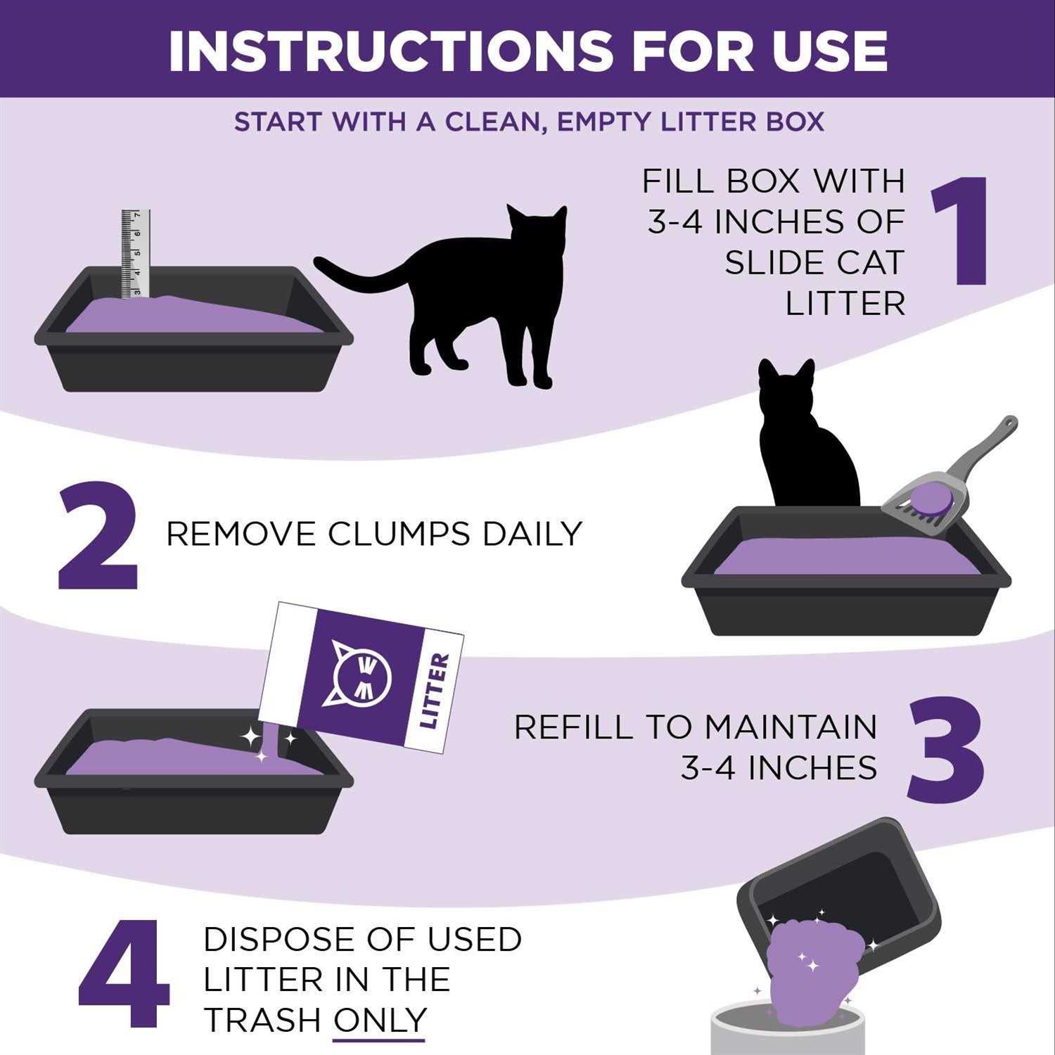 Slide Easy Clean-Up Clumping Cat Litter X278191