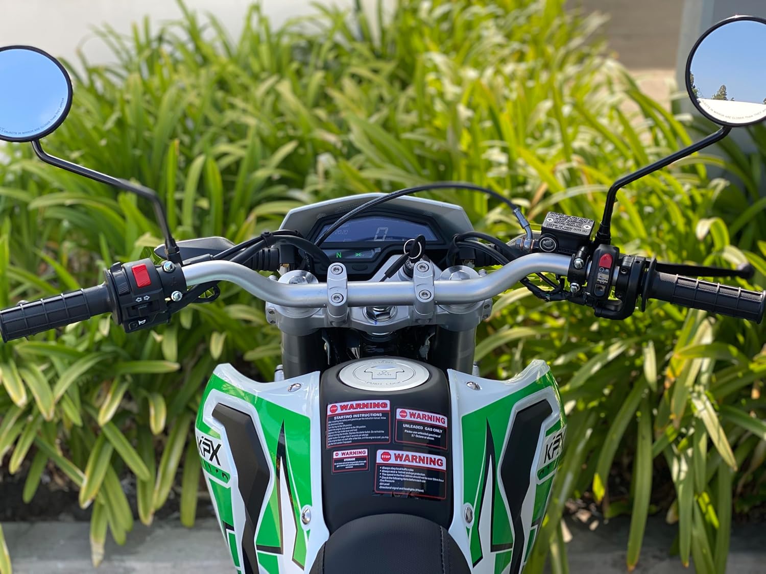 Blue 250CC Dual Sport Motorcycle I75128