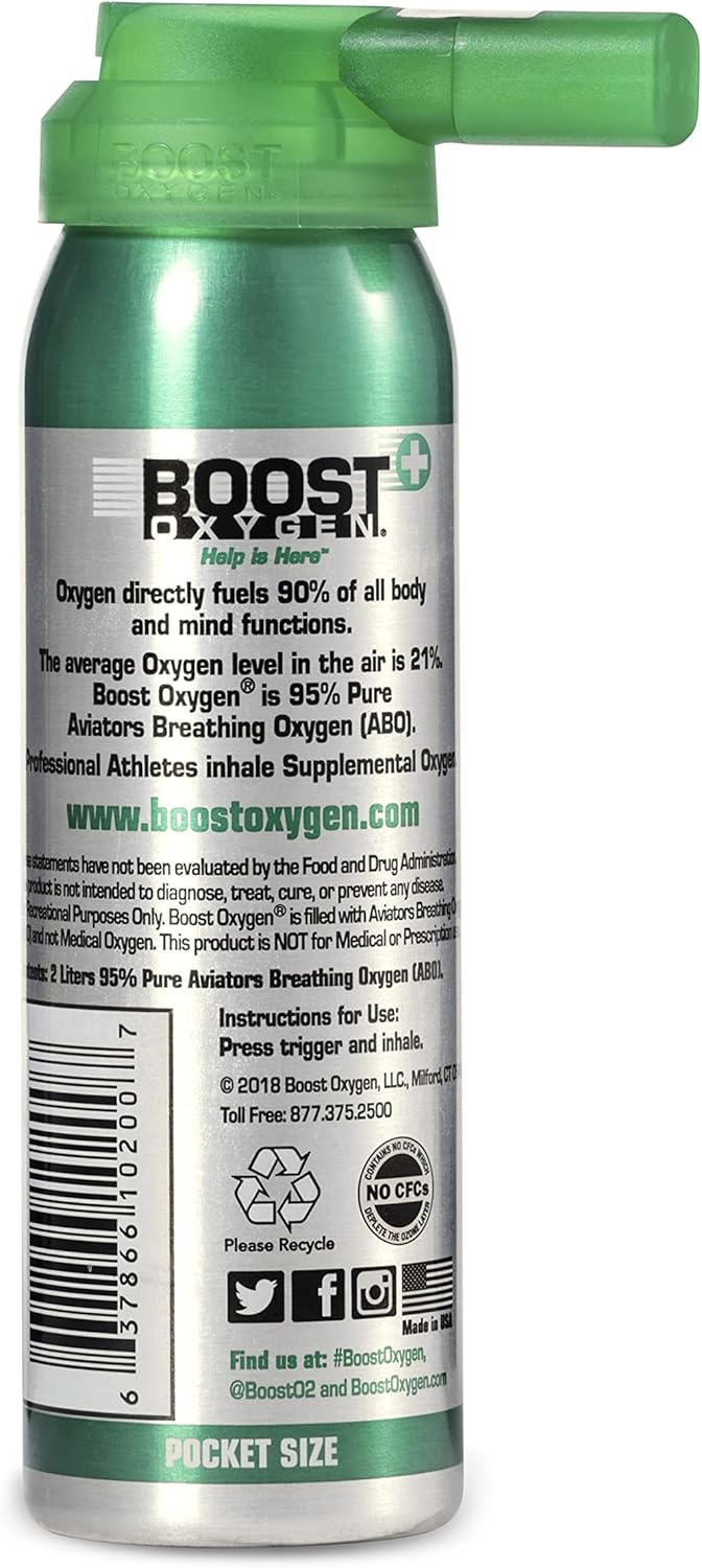 2-Liter Natural Oxygen Canister Bottle (7 Pack) B967