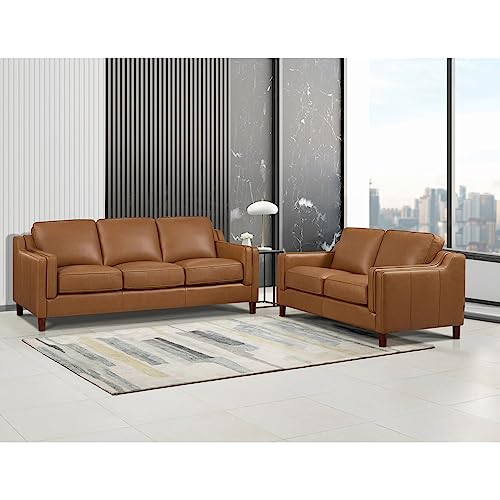 Cognac Top Grain Leather Chair R2981