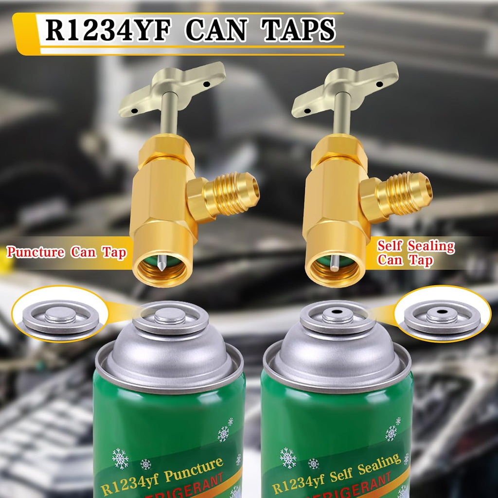 R1234YF Refrigerant Dispenser Set with Valve Core Removal Tool H558940