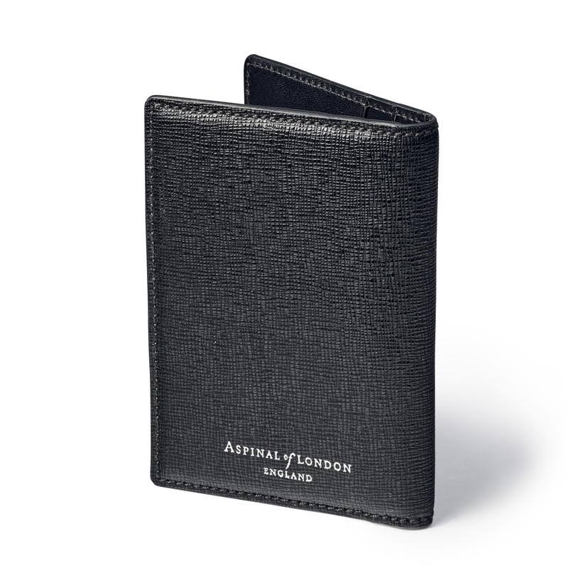 Black Double Fold Credit Card Holder Q86130