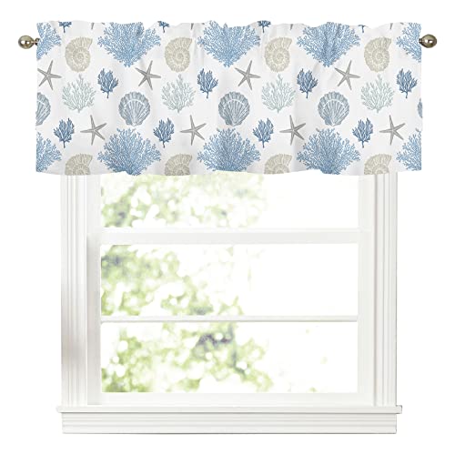 Sage Green Leaf Kitchen Curtains Valances Window Valance Short Topper Rod Pocket Curtain 54x18 Inch D328577