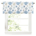 Sage Green Leaf Kitchen Curtains Valances Window Valance Short Topper Rod Pocket Curtain 54x18 Inch D328577