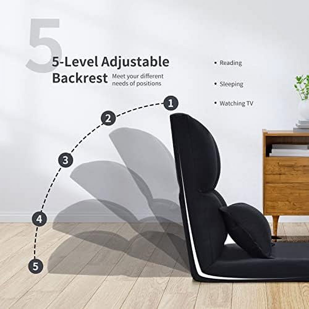 Folding Sofa Bed Floor Couch with Pillow V603