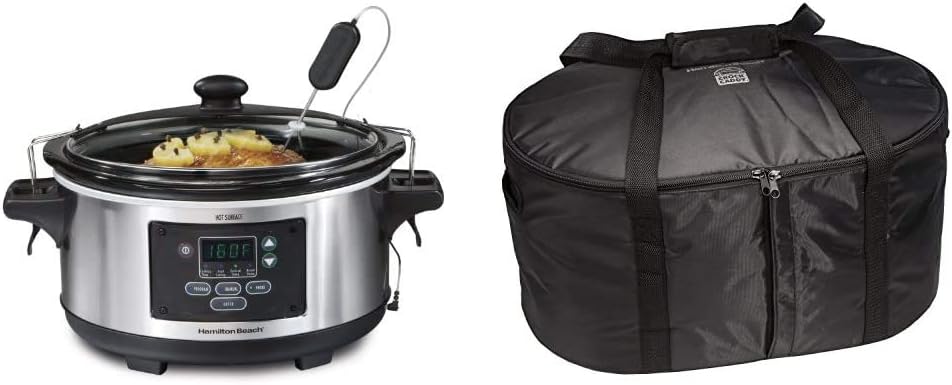 Portable 6-Quart Digital Programmable Slow Cooker P706509