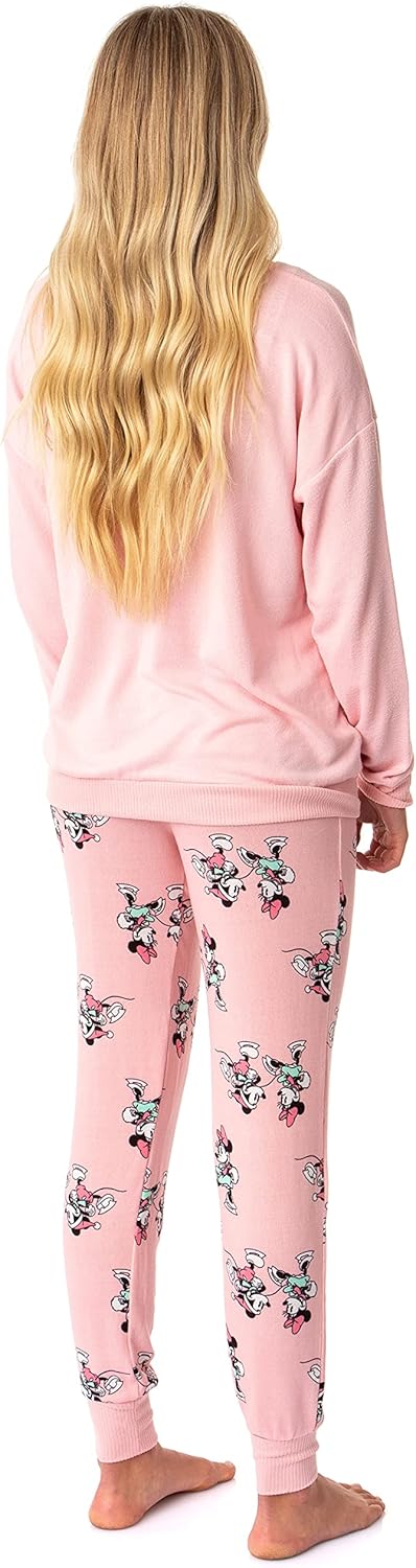 Pink Plus Size Pajama Set L2621