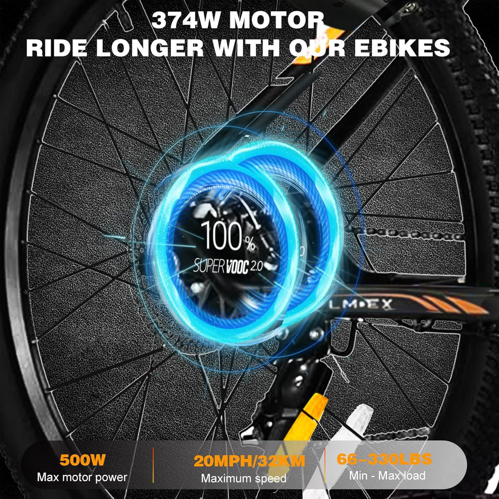 26" Electric Mountain Bike with 500W Motor and 36V Removable Battery A428973