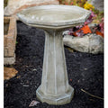 Large Octagon Cast Stone Bird Bath K80485