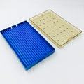 Middle sterilization tray with silicon mat ophthalmic surgical instrument Pack of 2 T4506